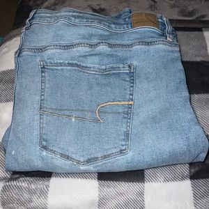 American Eagle Super Stretch skinny Jeans.